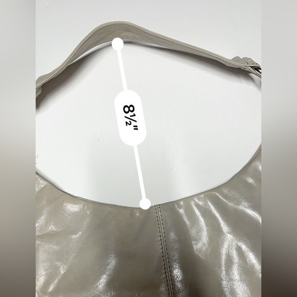 HOBO 'Gabor' Soft Hobo Bag in Shimmer Bone - Picture 3 of 9